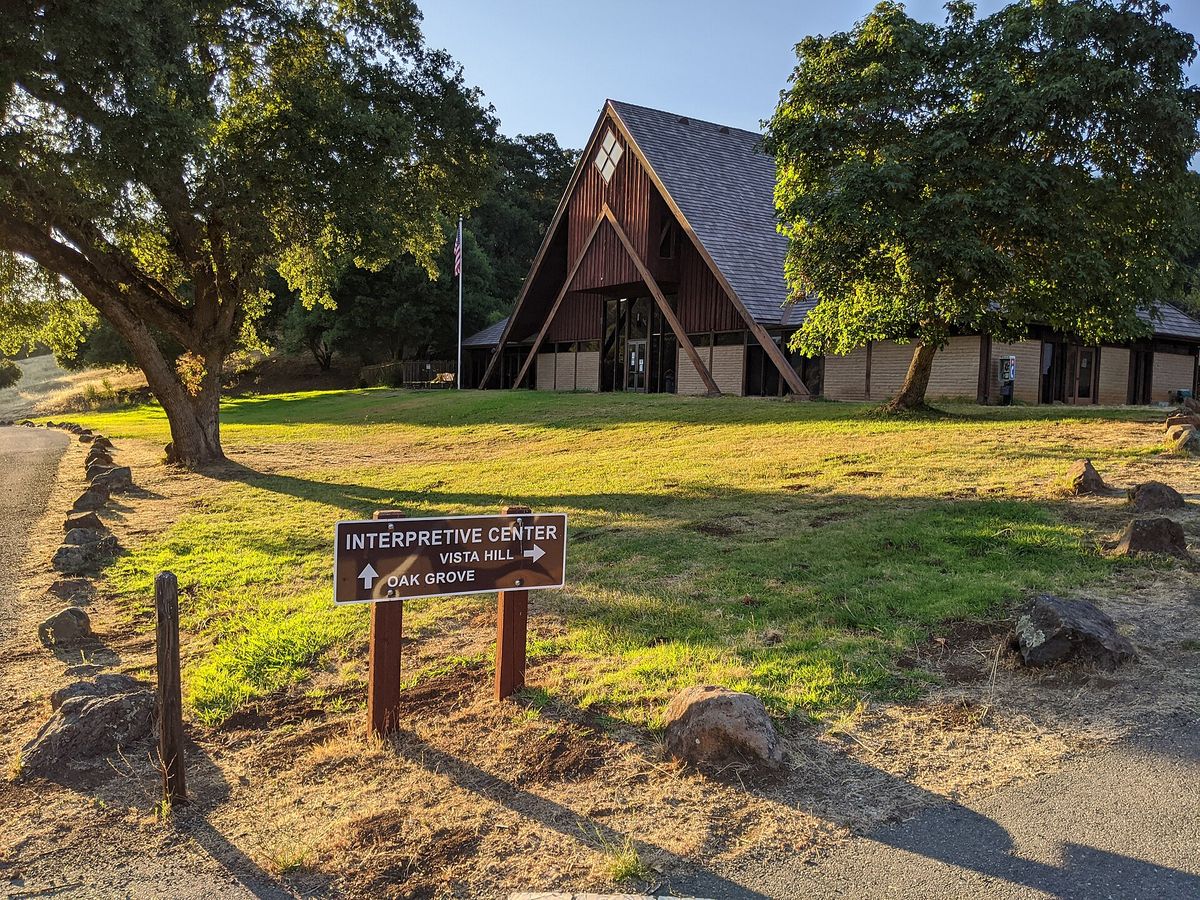 The nature interpretive center in Foothills Nature Preserve