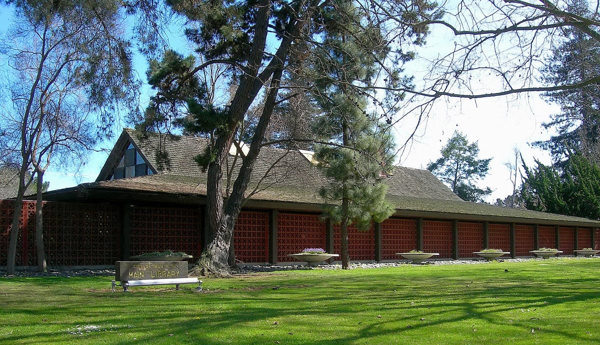 The former Main Library, now the Rinconada Library