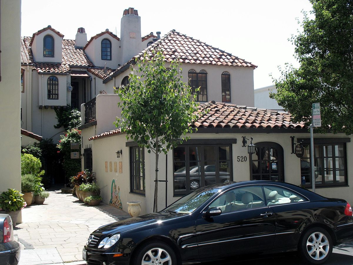 The 1925 Spanish Colonial building at 520 Ramona Street